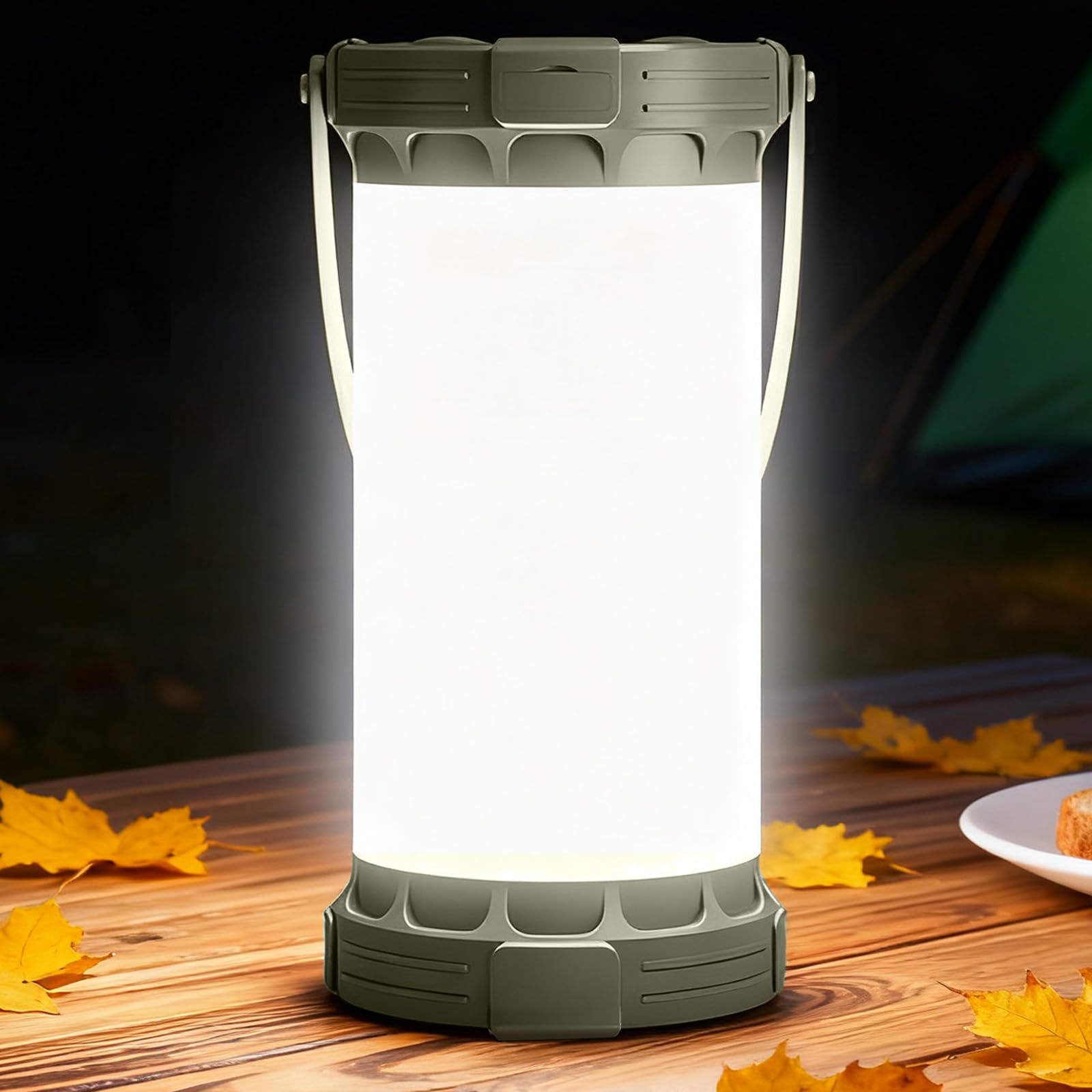 Rechargeable camping lantern for the bivvy