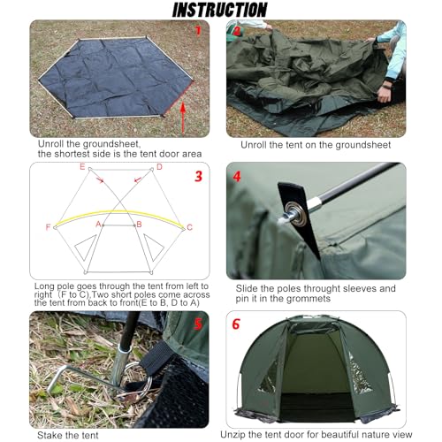 Carp Fishing Bivvy 1-2 Man Day Shelter: image 4