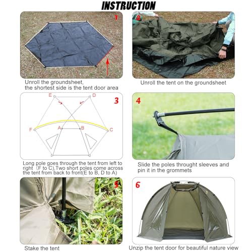 Dr.Fish 1 Man Carp Fishing Bivvy: image 4