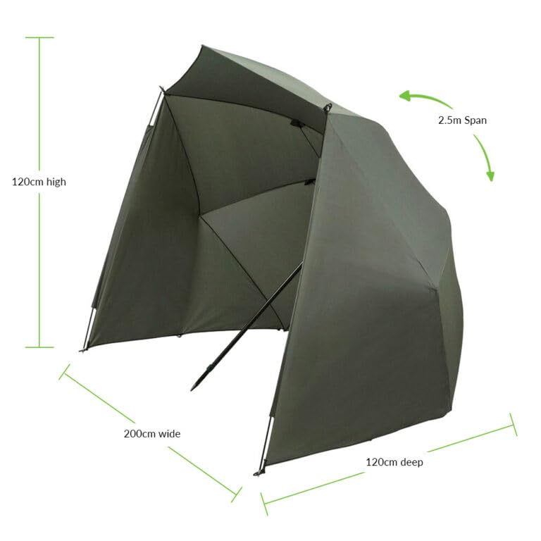 KingCarp 2.5m Brolly Shelter with Storm Sides: image 4