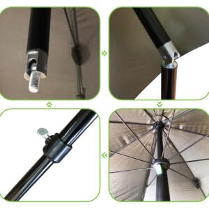 KingCarp 2.5m Brolly Shelter with Storm Sides: image 5