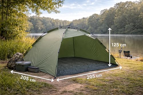 Large Pop Up Carp Bivvy 205cm: image 4