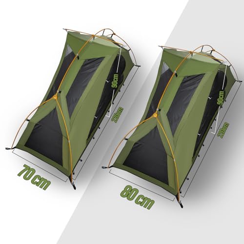 Night Cat Off-Ground 1 Man Tent with Camp Bed: image 7