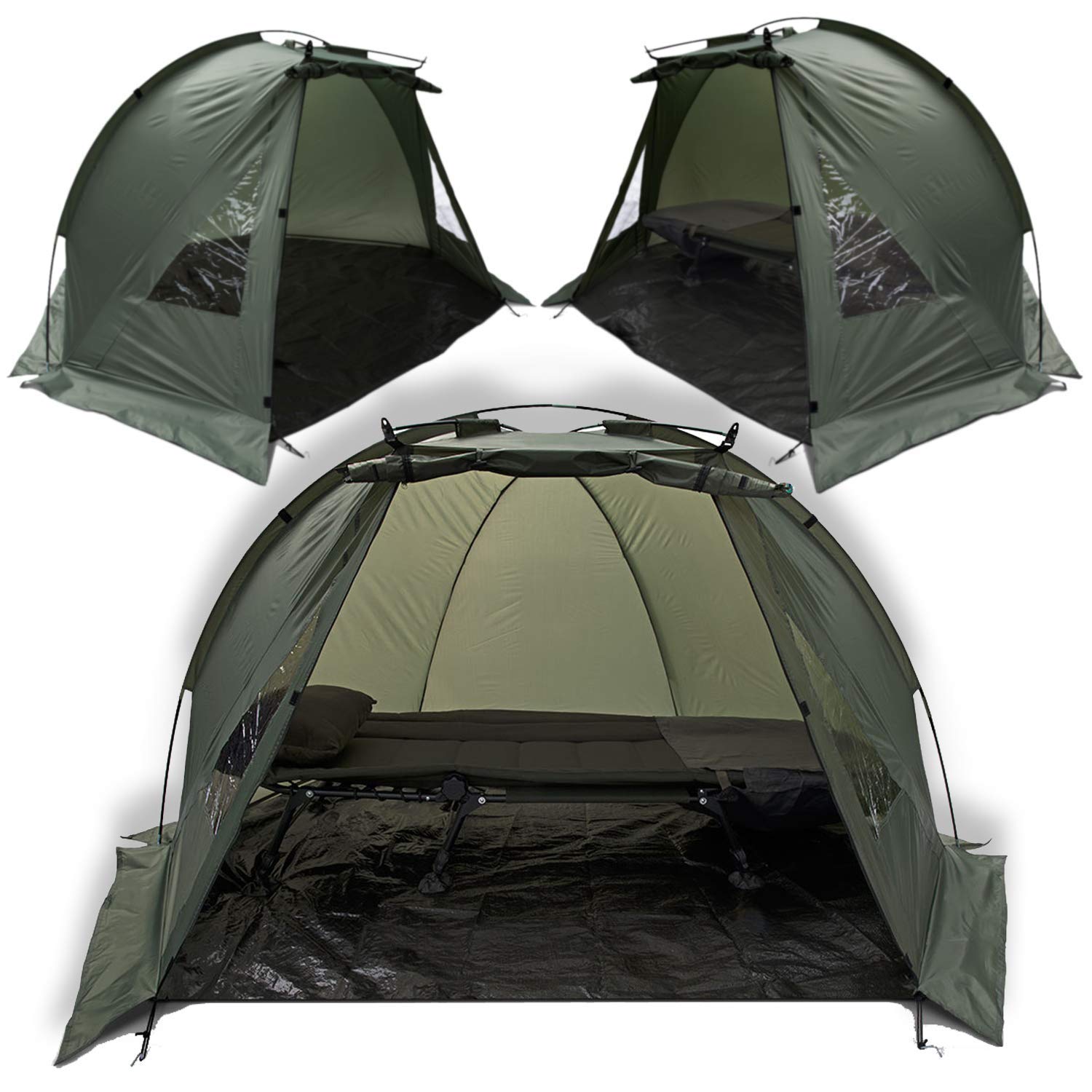 Quick-Erect 1-2 Man Carp Bivvy Day Tent